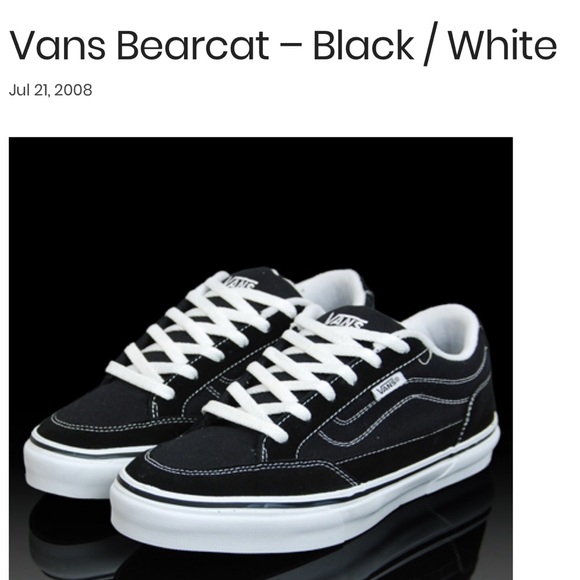 bearcat vans shoes